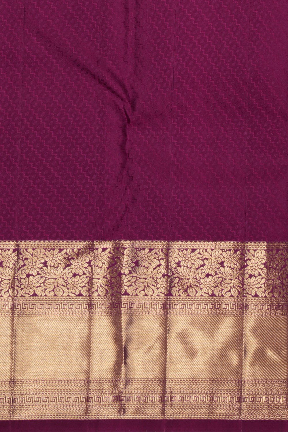 Kanchipattu Brocade Purple Saree