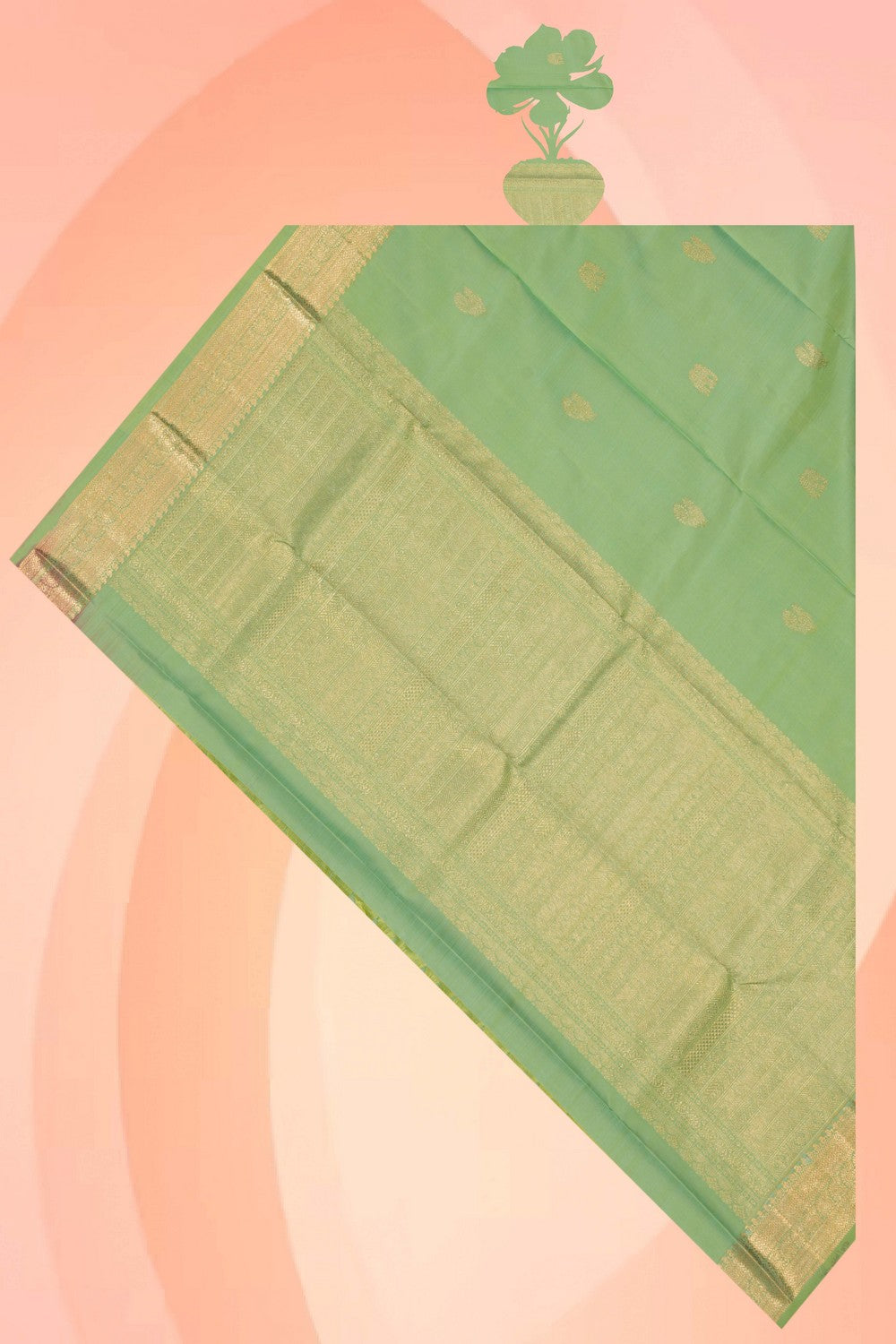 Kanchipattu Sea Green Dupatta