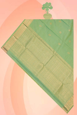 Image of Kanchipattu Sea Green Dupatta