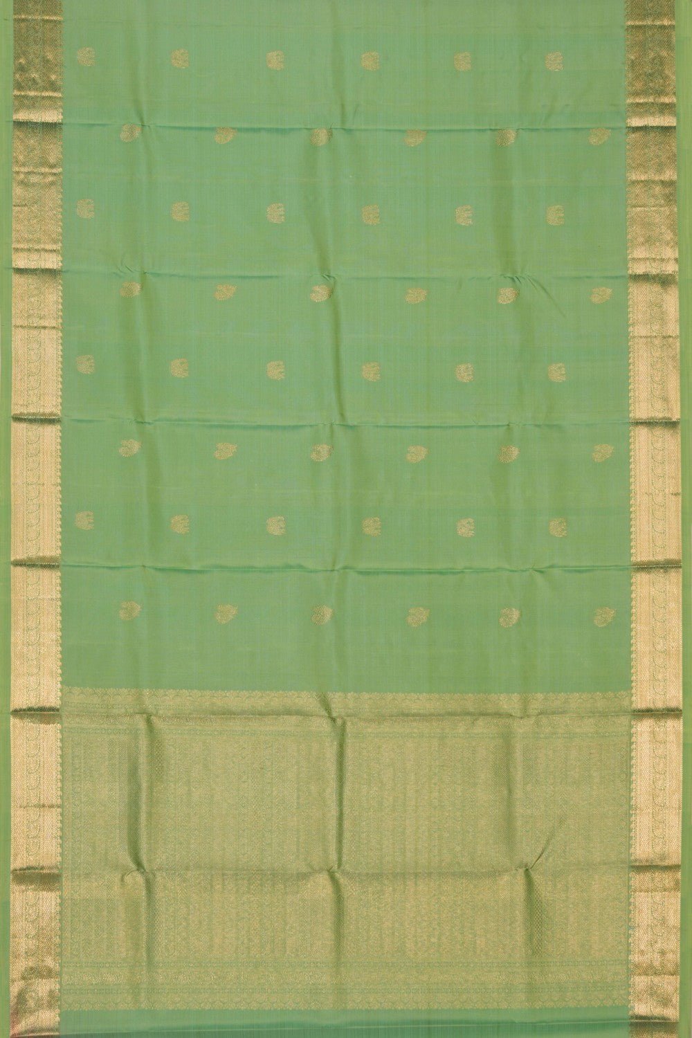 Image of Kanchipattu Sea Green Dupatta