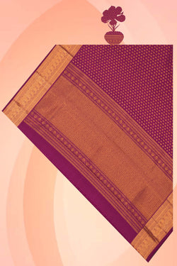 Image of Kanchipattu Violet Dupatta