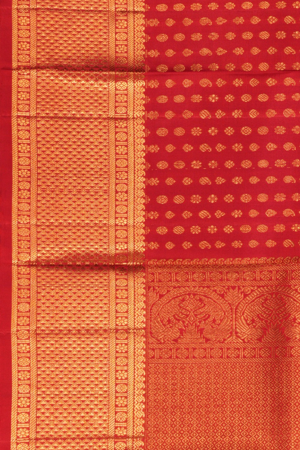 Kanchipattu Red Dupatta