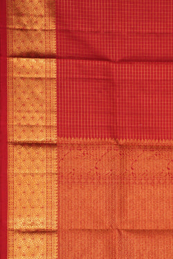 Image of Kanchipattu Red Dupatta