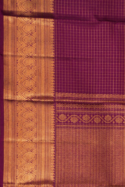 Image of Kanchipattu Plum Pink Dupatta