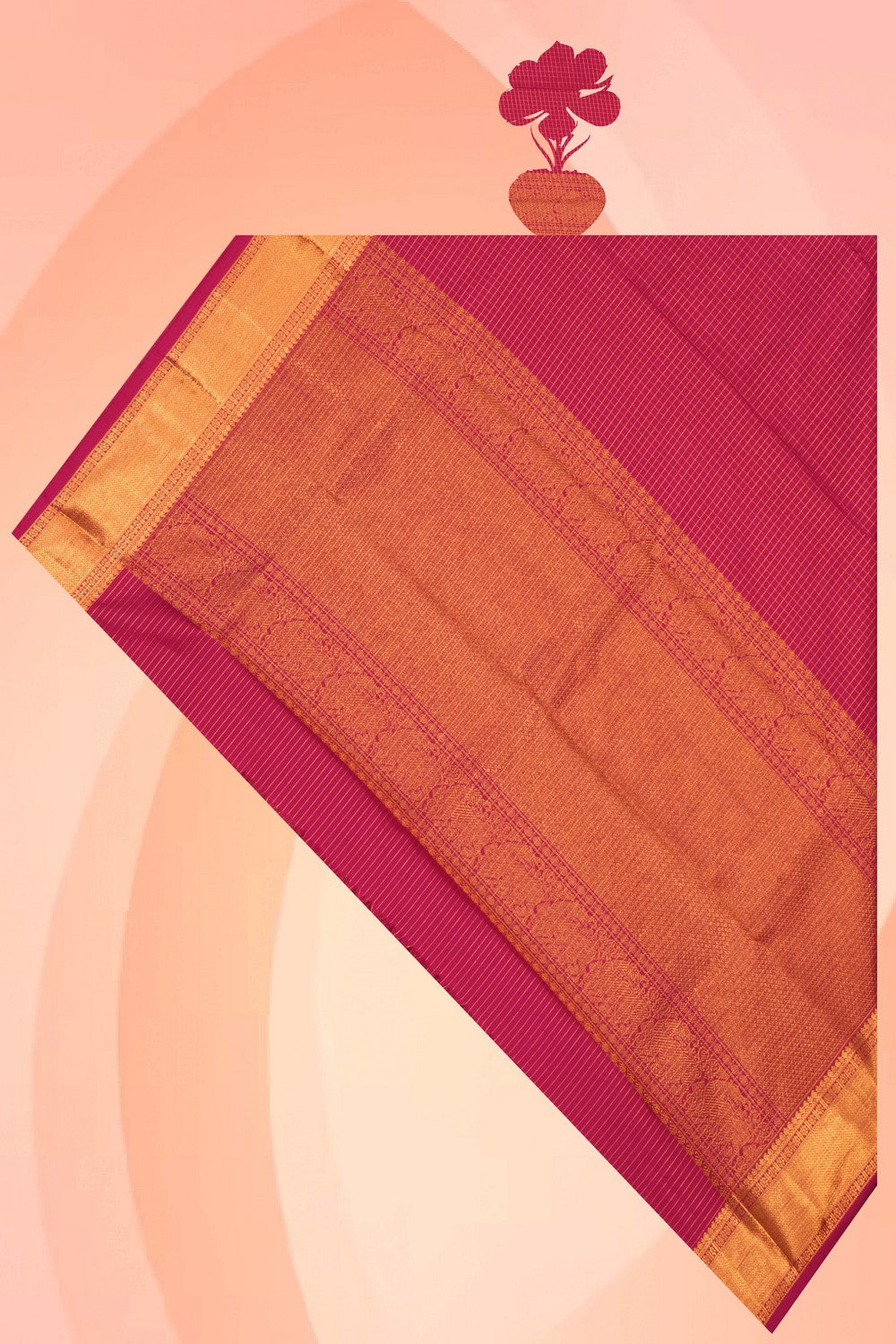 Kanchipattu Pink Dupatta