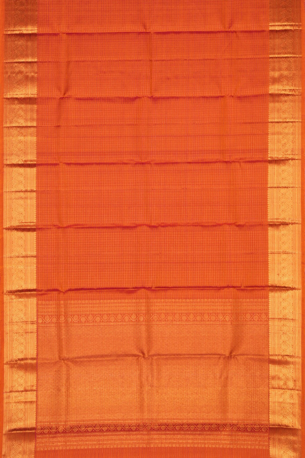 Kanchipattu Orange Dupatta