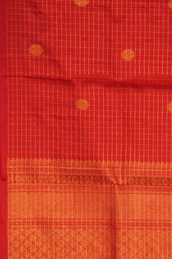 Image of Kanchipattu Red Dupatta