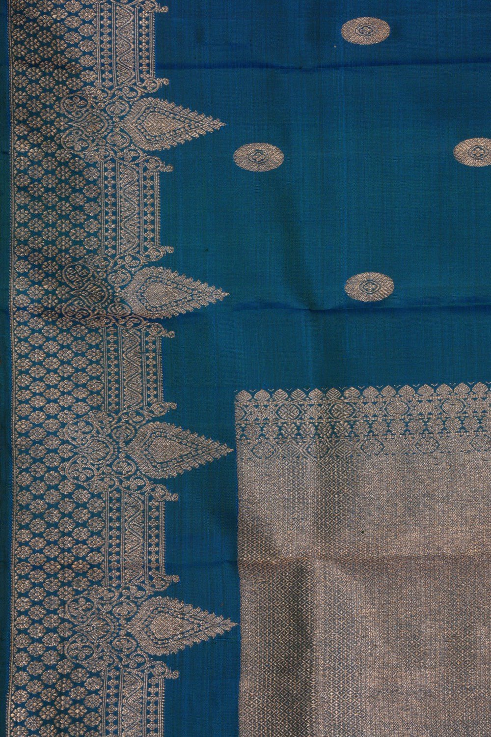 Kanchipattu Blue Dupatta