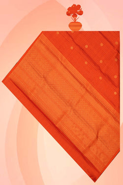 Image of Kanchipattu Orange Dupatta