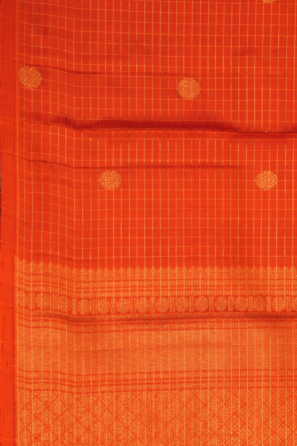 Kanchipattu Orange Dupatta