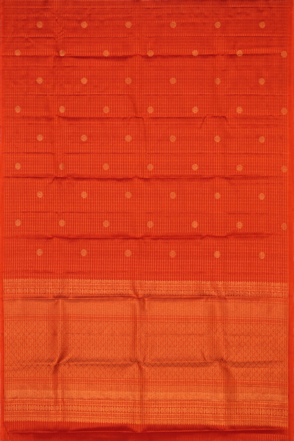 Kanchipattu Orange Dupatta