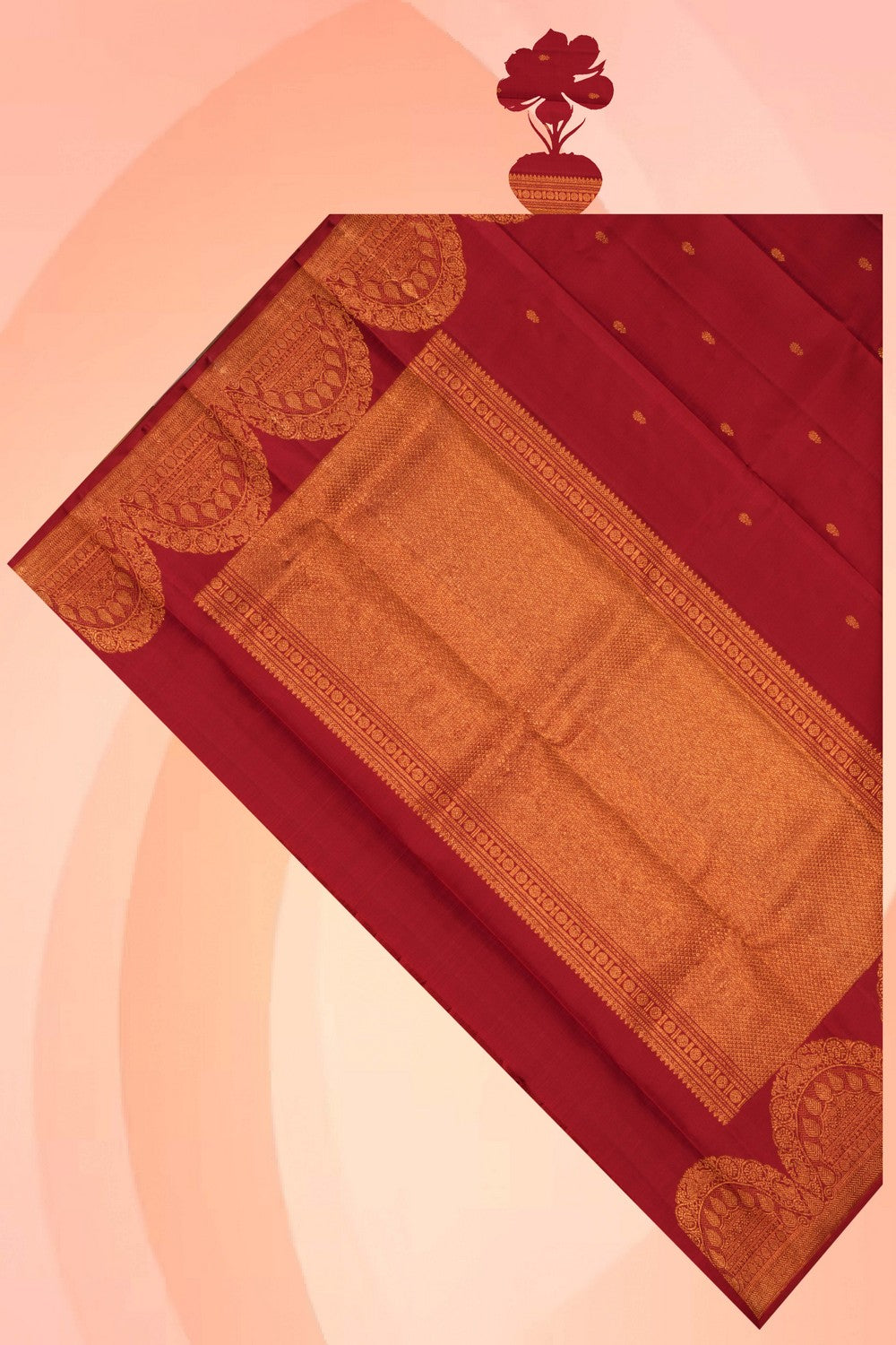 Kanchipattu Red Dupatta