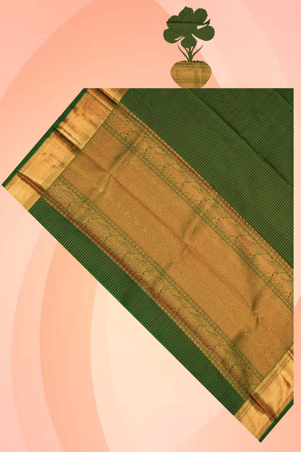 Kanchipattu Green Dupatta