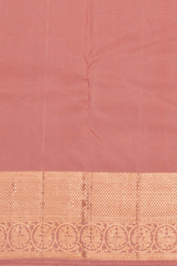 Image of Kanchipattu Brocade Coral Pink Saree