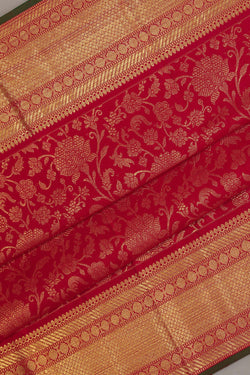 Image of Kanchipattu Brocade Red Saree