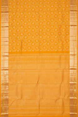 Image of Kanchipattu Brocade Yellow Saree