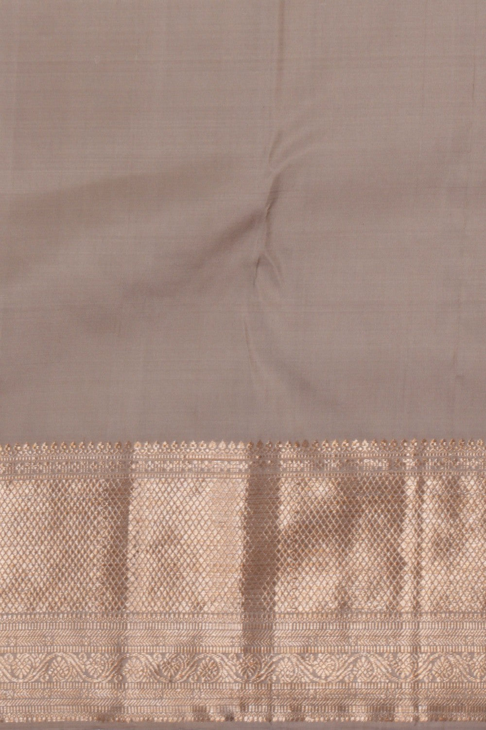 Kanchipattu Brocade Grey Saree