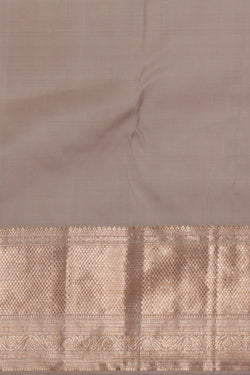 Image of Kanchipattu Brocade Grey Saree