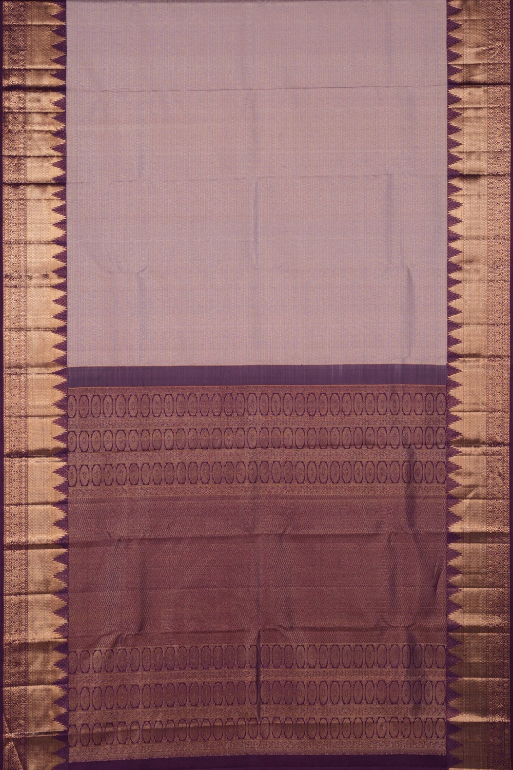 Kanchipattu Brocade Lavender Purple Saree