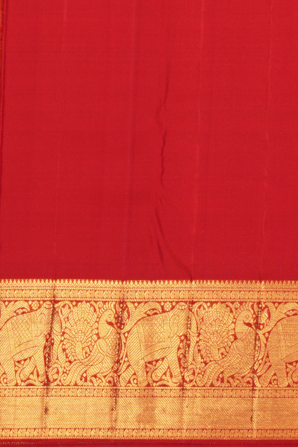 Kanchipattu Brocade Red Saree