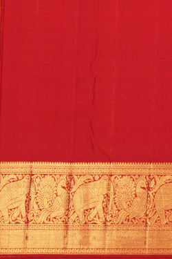 Image of Kanchipattu Brocade Red Saree