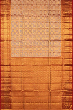 Image of Kanchipattu Tissue Brocade Gold Saree