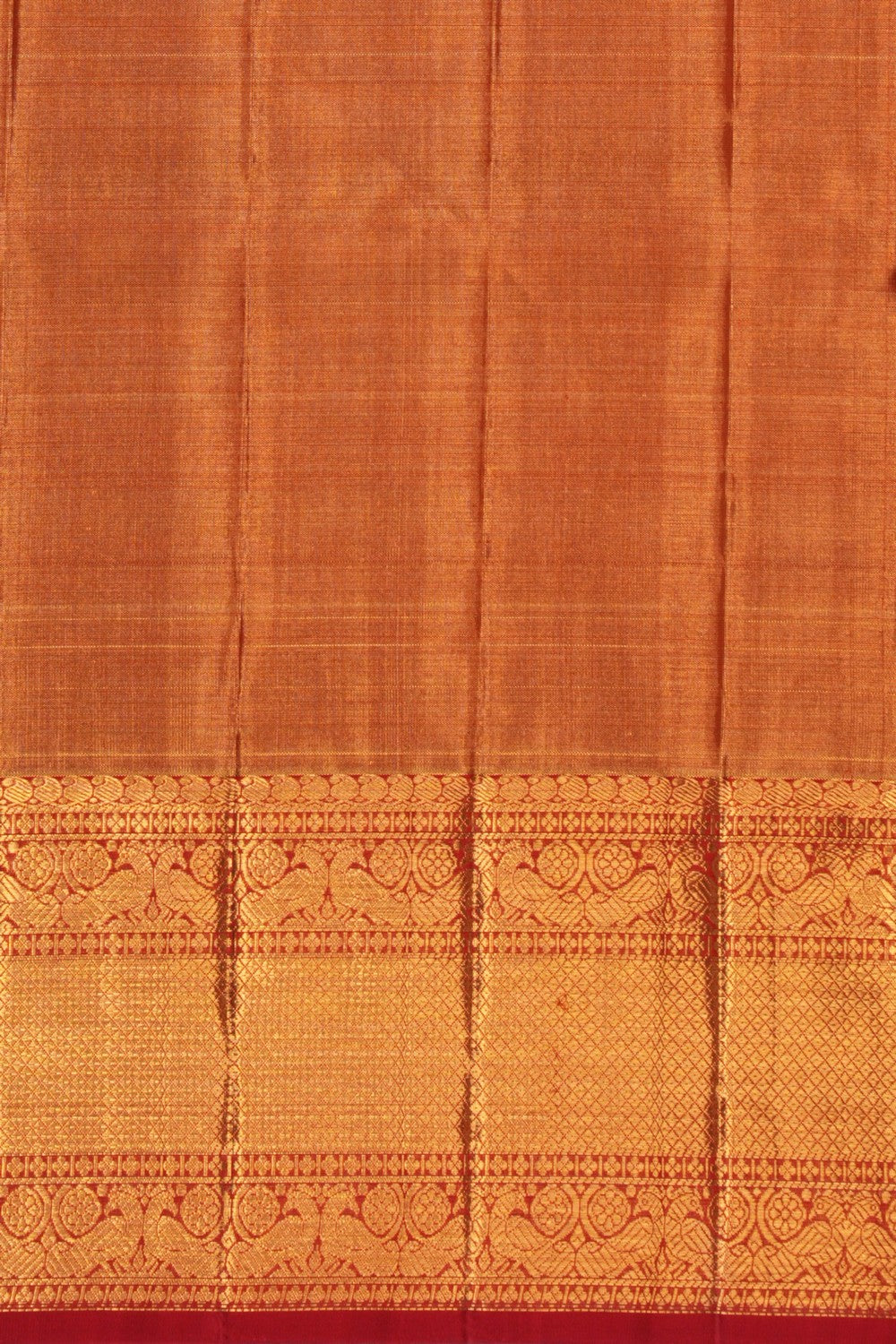 Kanchipattu Tissue Brocade Gold Saree