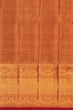 Image of Kanchipattu Tissue Brocade Gold Saree