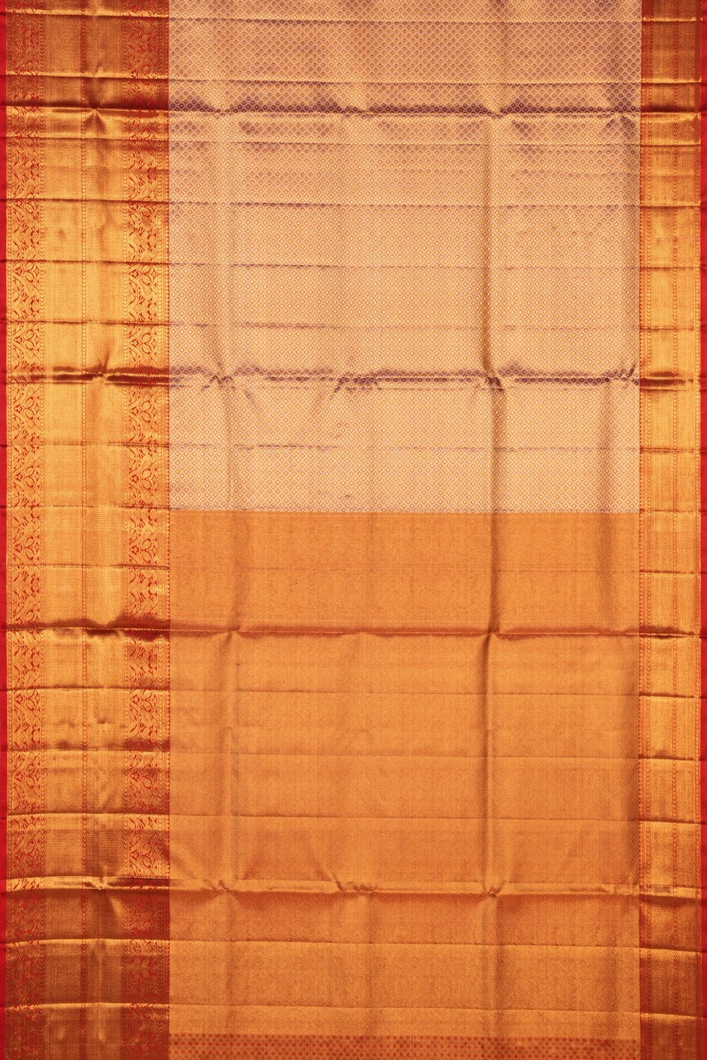 Kanchipattu Tissue Brocade Gold Saree