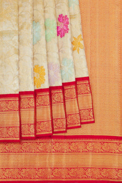 Image of Kanchipattu Rangkat Tissue Brocade Saree