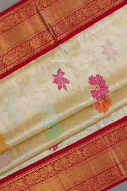 Image of Kanchipattu Rangkat Tissue Brocade Saree