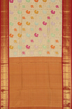 Image of Kanchipattu Rangkat Tissue Brocade Saree