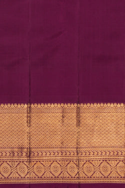 Image of Kanchipattu Kattam Green Saree