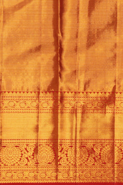 Image of Kanchipattu Tissue Brocade Aqua Green Saree