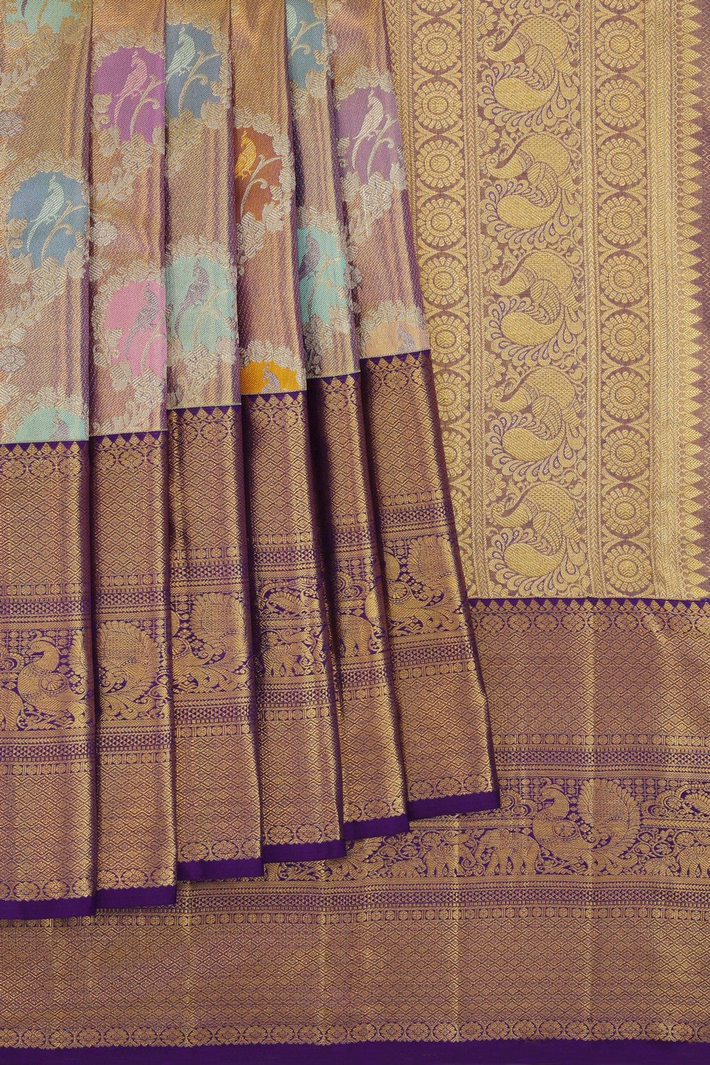 Kanchipattu Rangkat Brocade Saree