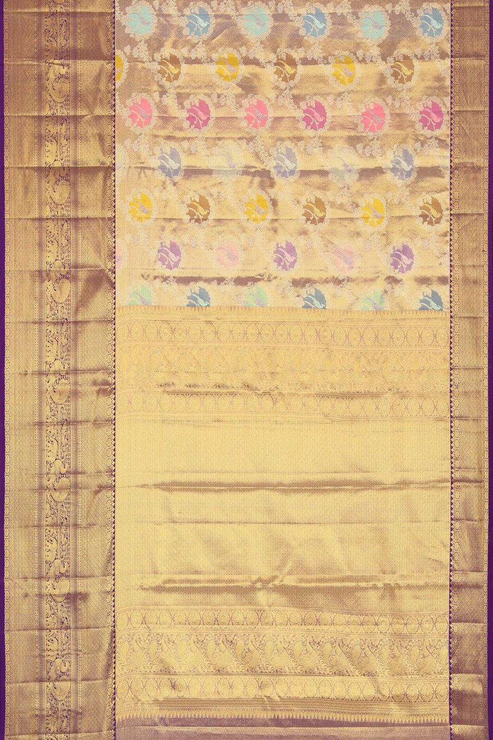 Kanchipattu Rangkat Brocade Saree