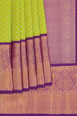 Image of Kanchipattu Brocade Green Saree