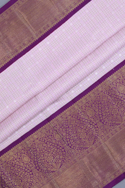 Image of Kanchipattu Brocade Pink Saree