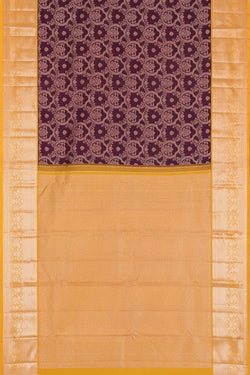 Image of Kanchipattu Brocade Earthy Maroon Saree