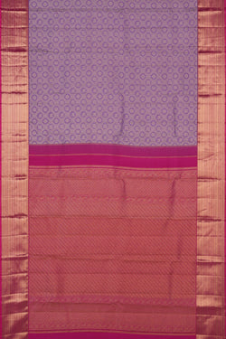 Image of Kanchipattu Brocade Purple Saree