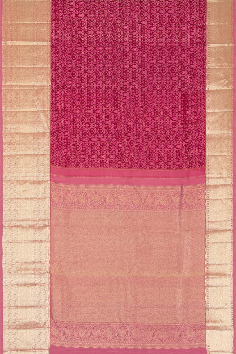 Kanchipattu Brocade Pink Saree