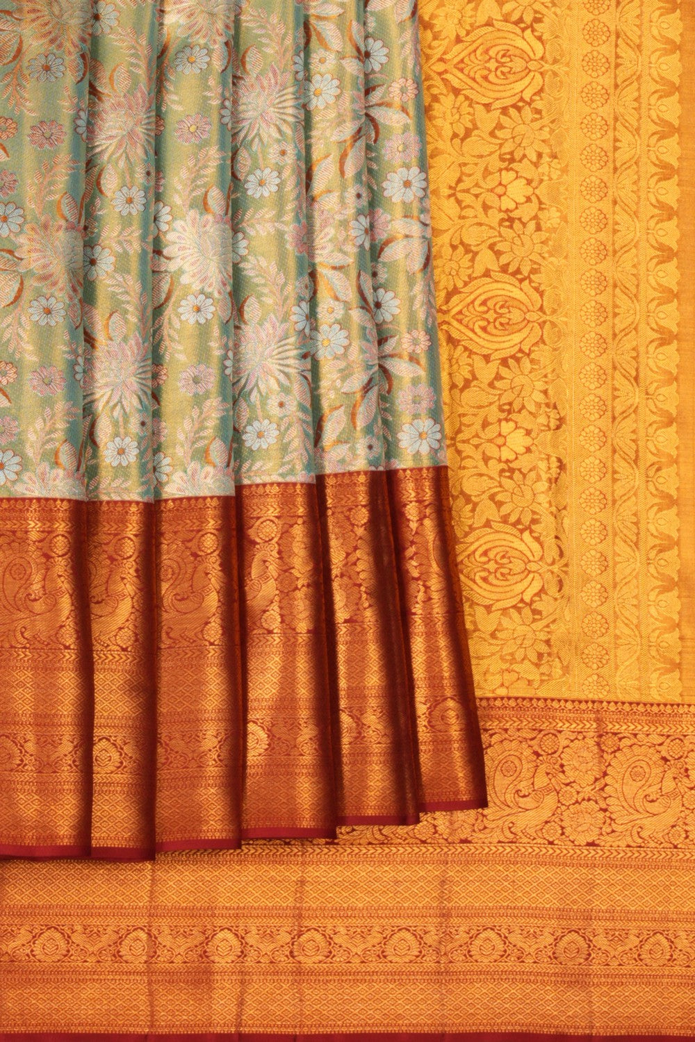 Kanchipattu Tissue Brocade Saree