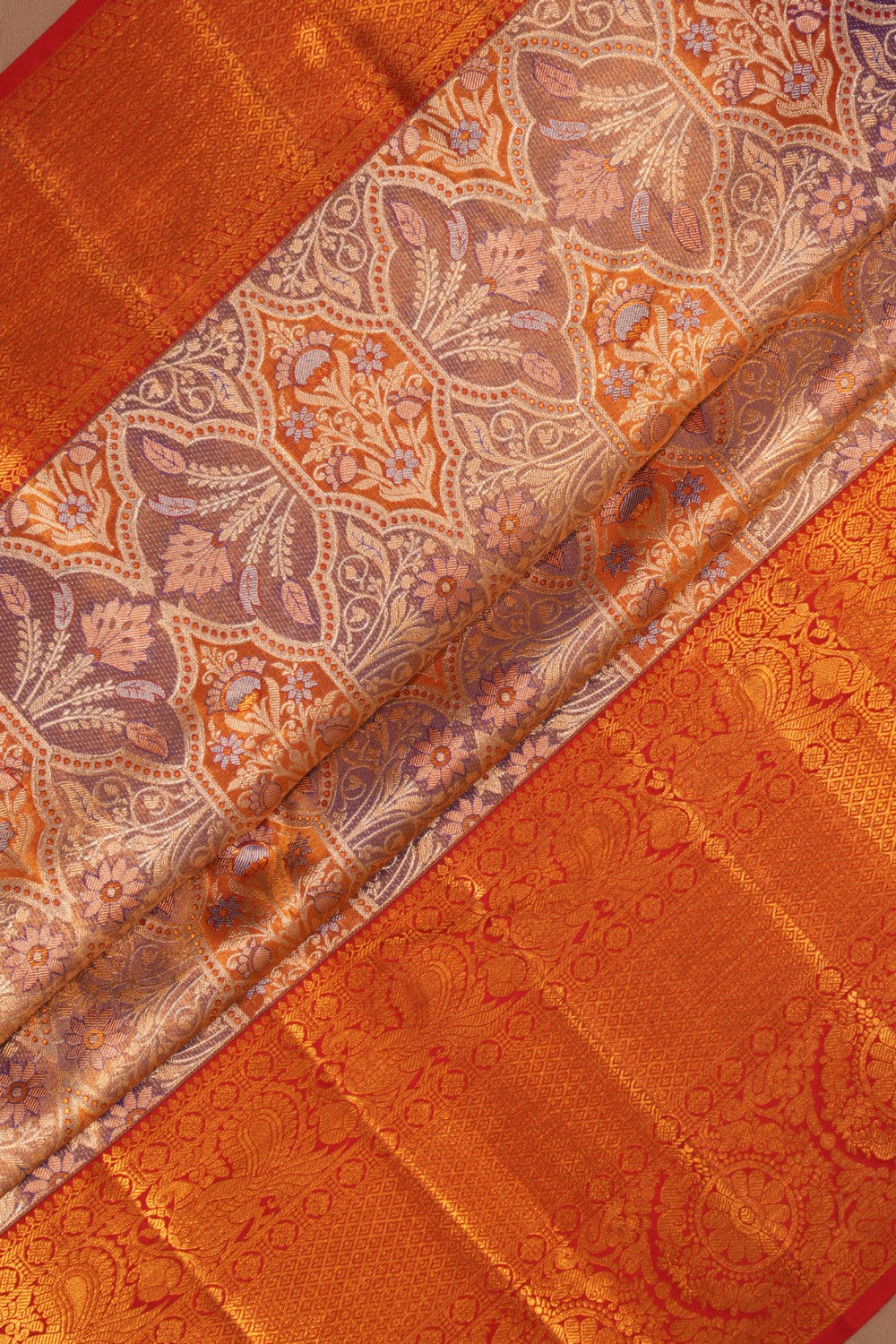 Kanchipattu Tissue Brocade Saree