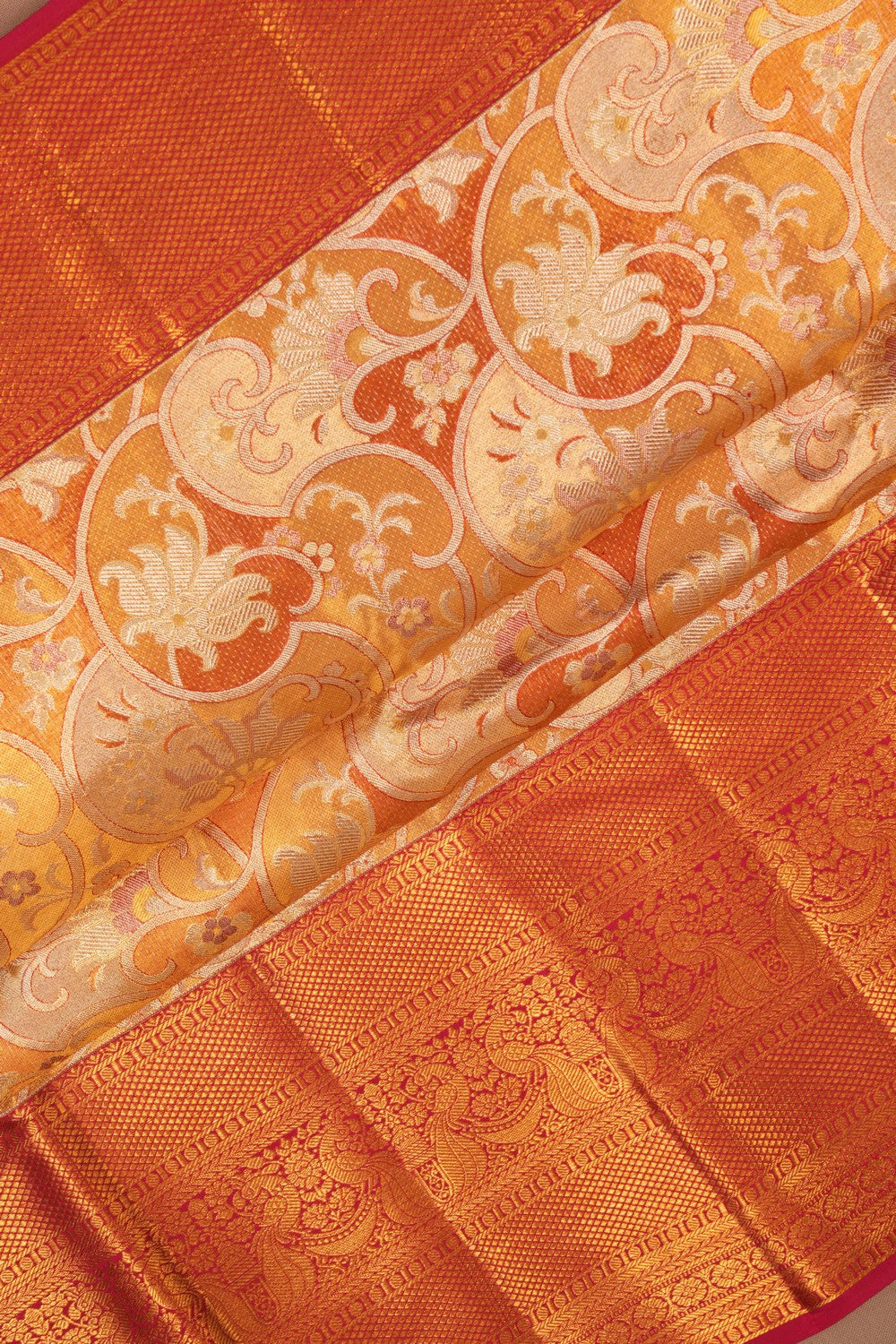 Kanchipattu Tissue Brocade Saree