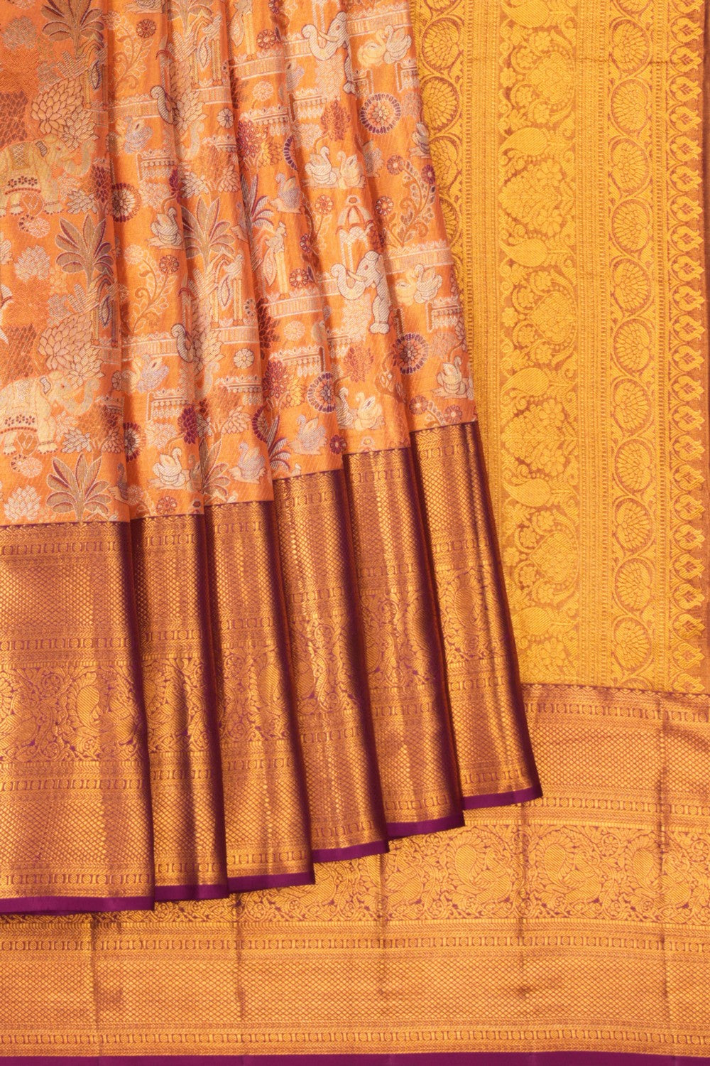 Kanchipattu Tissue Brocade Saree