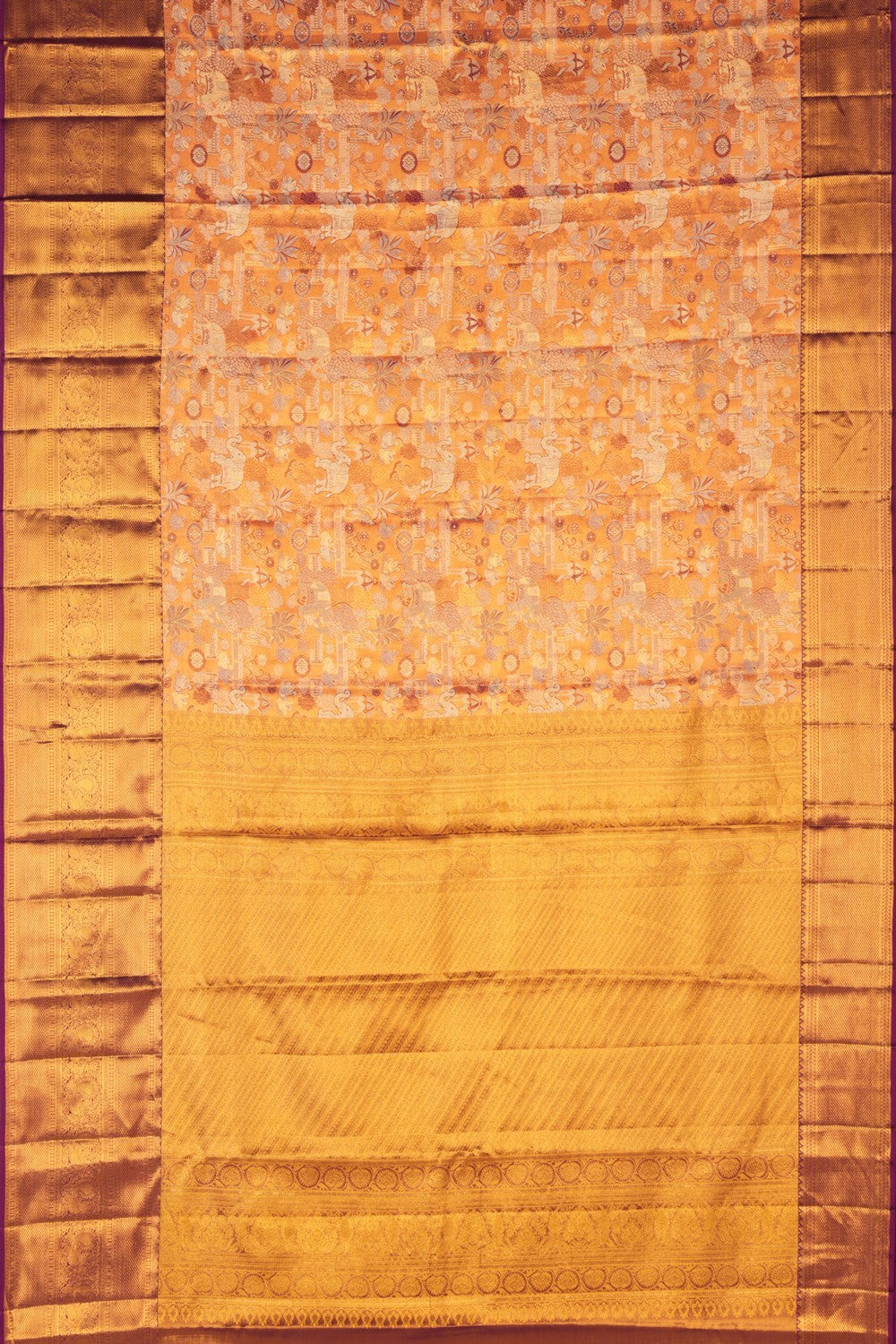 Kanchipattu Tissue Brocade Saree