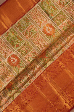 Image of Kanchipattu Tissue Brocade Saree