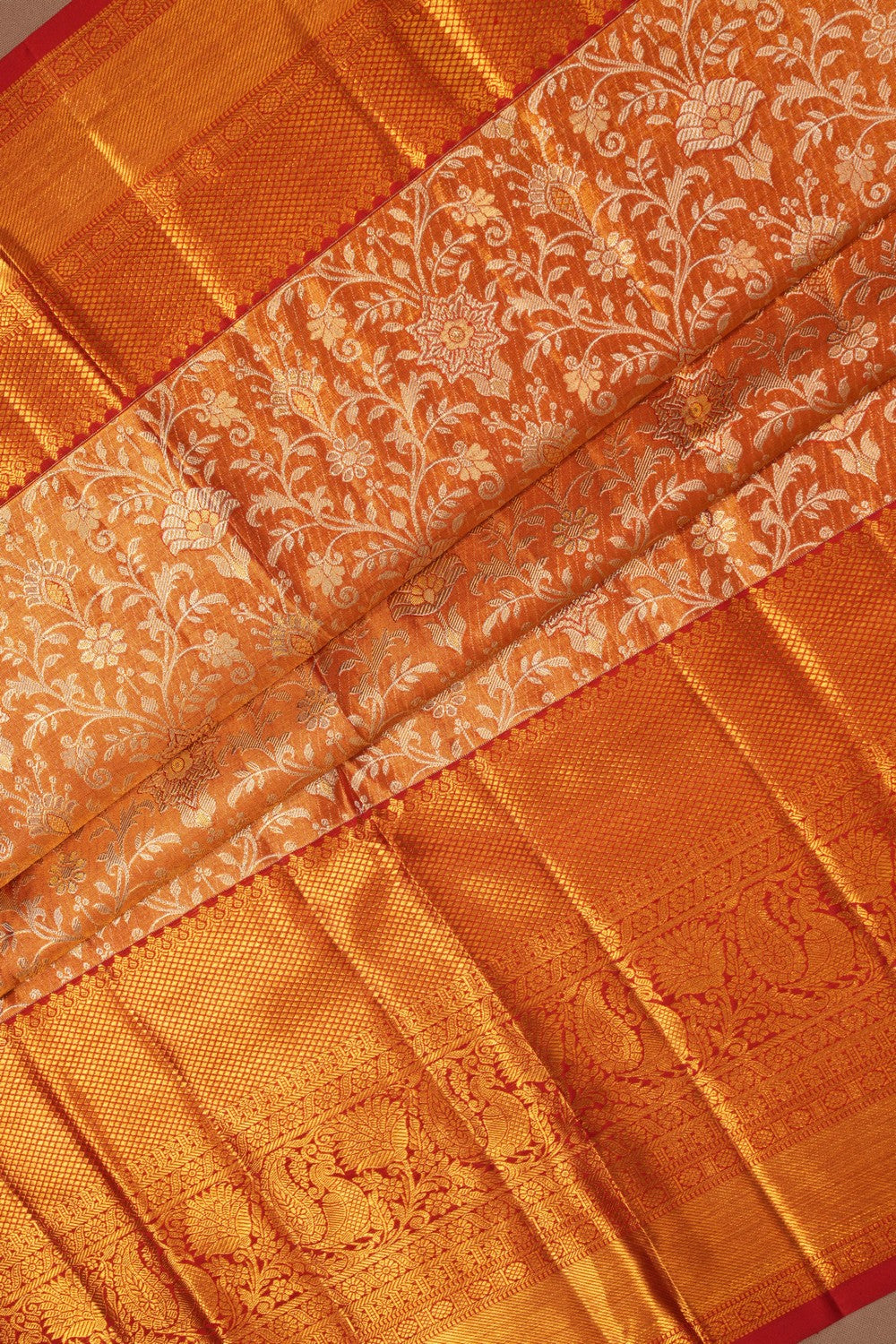 Kanchipattu Tissue Brocade Saree