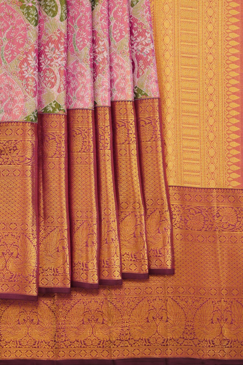 Kanchipattu Rangkat Brocade Saree