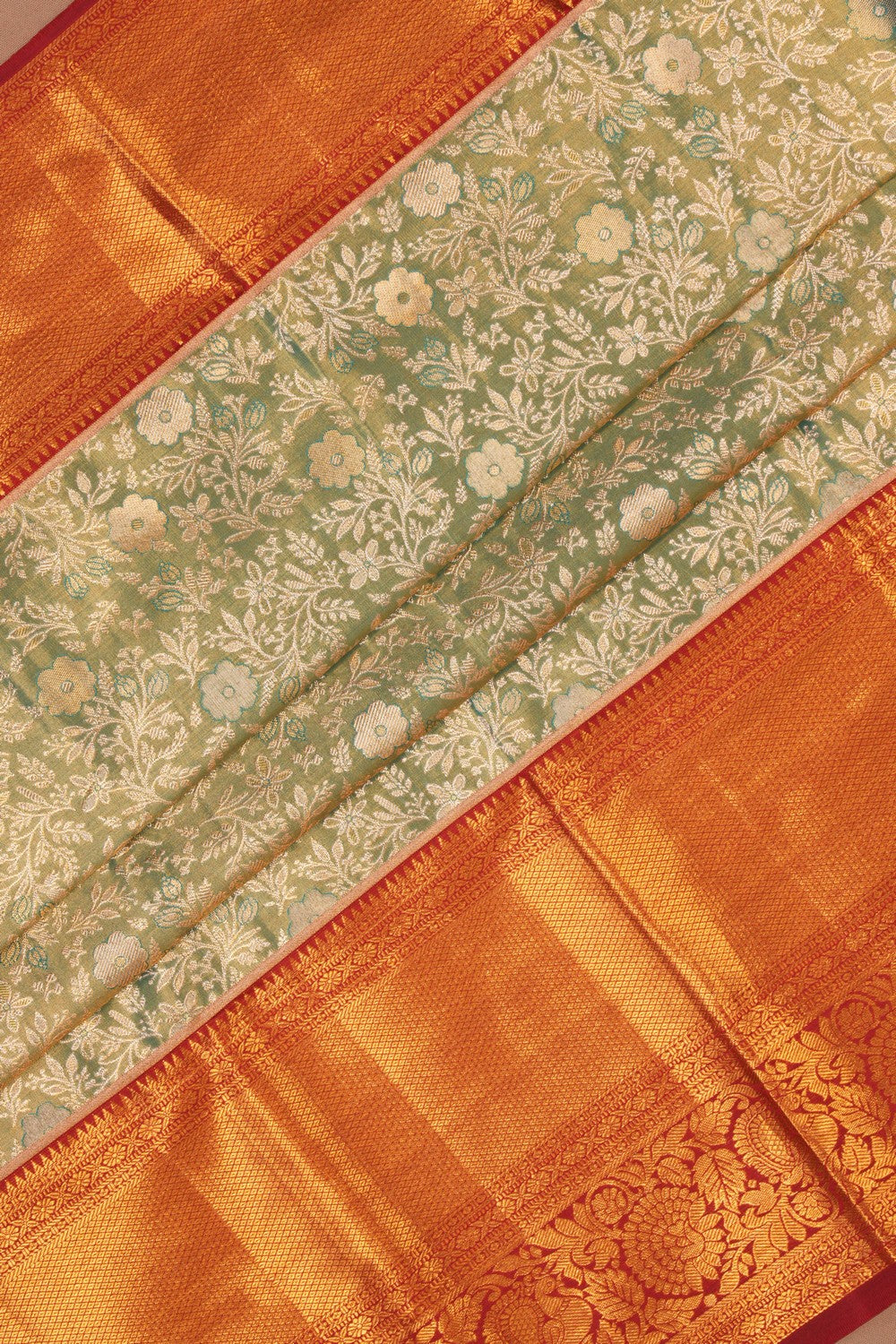 Kanchipattu Tissue Brocade Saree